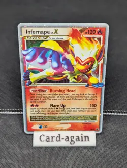Pokemon TCG Infernape LV.X Holo Promo DP10, MP Condition - Image 1