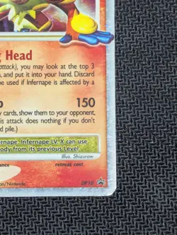 Pokemon TCG Infernape LV.X Holo Promo DP10, MP Condition - Image 5