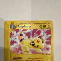 Pokemon Ampharos Expedition Base Set 034/165 Rare 2002 - Image 2