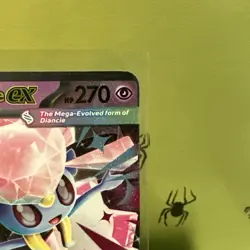 Pokemon TCG MISCUT ERROR Print Dot Alignment Visible PFL Mega Diance ex 041/094 - Image 4