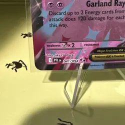 Pokemon TCG MISCUT ERROR Print Dot Alignment Visible PFL Mega Diance ex 041/094 - Image 5