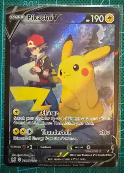 Pokemon TCG Pikachu V TG16/TG30 Ultra Rare - SW&SH Lost Origin English - Image 1