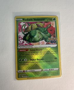 Radiant Venusaur 004/078 Pokemon GO Holo - Image 1