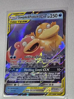 Slowpoke & Psyduck GX 35/236 NM-LP Tag Team – Unified Minds Pokemon TCG Full Art - Image 5