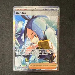 Pokemon Dendra Sv02: Paldea Evolved 266/193 Full Art Trainer Holo - Image 1