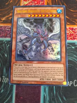 Yu-Gi-Oh! True King Bahrastos, the Fathomer MP17-EN141 Ultra Rare 1st Edition NM - Image 1