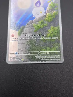 Litwick 101/086 Sv: White Flare Illustration Rare Full Art Holo 60 HP Pokemon T… - Image 3