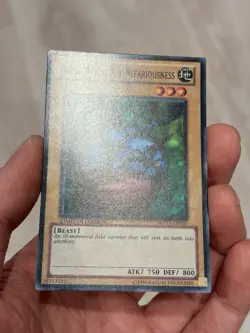 Obese Marmot of Nefariousness World Promo Super Rare WP11-EN003 Yugioh NM - Image 2