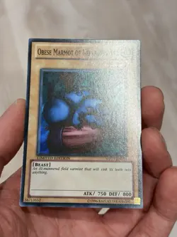 Obese Marmot of Nefariousness World Promo Super Rare WP11-EN003 Yugioh NM - Image 3