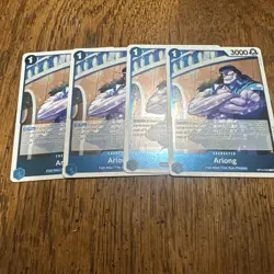 One Piece - Arlong Foil OP14-042 Playset (x4) - The Azure Sea's Seven NM - Image 2