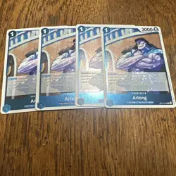 One Piece - Arlong Foil OP14-042 Playset (x4) - The Azure Sea's Seven NM - Image 3