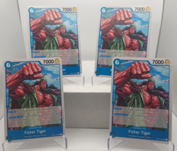 Fisher Tiger Playset - OP14-054 x4 - The Azure Sea's Seven - One Piece TCG - Image 1