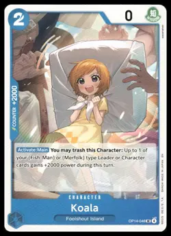 One Piece The Azure Sea's Seven #OP14-046 Koala Uncommon - Image 1