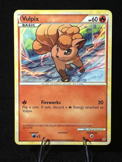 Pokemon TCG Vulpix 68/95 Unleashed Regular LP – Lightly Played Card - Image 1