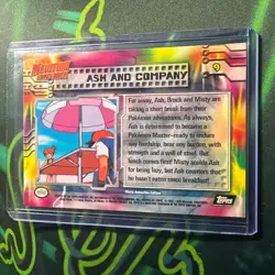 Ash and Company Mewtwo Strikes Back Topps Pokemon Card MP - Image 2