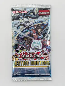 Lot of (110) Yu-Gi-Oh TCG Justice Hunters 1st Edition Booster Packs Sealed - Image 2