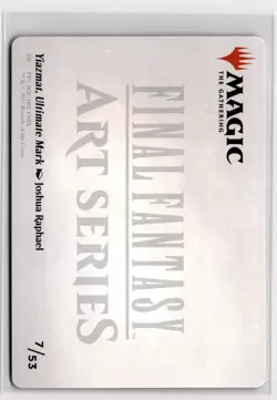 Yiazmat, Ultimate Mark Art Card 7 Art Series: FINAL FANTASY Normal NM - Image 2