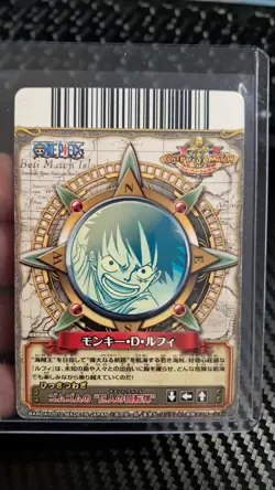 One Piece 2010 BANDAI BERRY MATCH LUFFY C297-W VINTAGE CARD PROMO - Image 2
