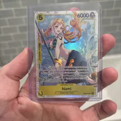 One Piece TCG Nami EB03-053 SR Full Art Foil Extra Booster Card x2 - Image 2