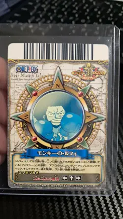 One Piece 2010 BANDAI BERRY MATCH AFRO LUFFY C198-W VINTAGE CARD - Image 2
