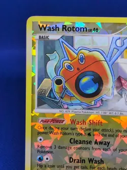 Pokemon TCG English Card Rising Rivals Wash Rotom RT5 Secret Rare Holo - Image 2
