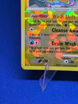 Pokemon TCG English Card Rising Rivals Wash Rotom RT5 Secret Rare Holo - Image 5