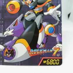 No.23 Forte & Gospel Mega Man 7 Rock man 7 Card CAPCOM Game 1994 BANDAI JAPAN - Image 5