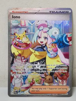 Iono SIR - 269/193 - Paldea Evolved (PAL) - Pokemon English TRADING CARD - Image 1
