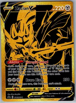 Zacian V SWSH076 SWSH: Sword & Shield Promo Cards - Pokemon Card - NM - Image 1