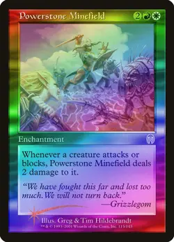 Powerstone Minefield FOIL Apocalypse PLD White Red Rare MAGIC CARD ABUGames - Image 1