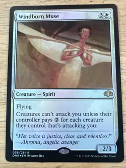 Windborn Muse Foil - Dominaria Remastered MTG-NM - Image 1