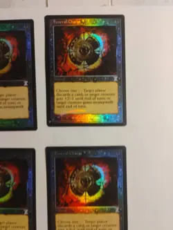 4 X mtg foil Funeral Charm, instant, The List, unplayed - Image 3