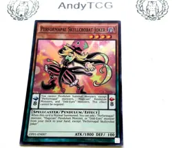 PERFORMAPAL SKULLCROBAT JOKER - SUPER RARE NM OP01-EN007 - YUGIOH - Image 1