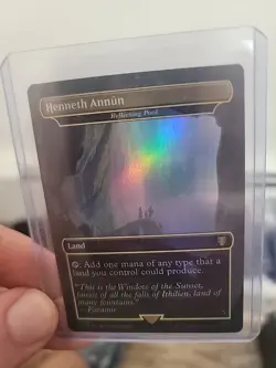 Henneth Annun Reflecting Pool the Lord of the Rings Tales of Middle-Earth Foil - Image 1