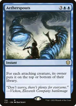 1x Aetherspouts NM Eng MTG - Commander 2021 - Image 1