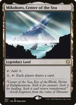 1x Mikokoro, Center of the Sea NM Eng MTG - Commander 2021 - Image 1