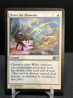 Brave the Elements M14 MTG - Image 1