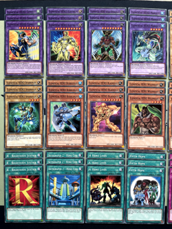 YUGIOH Elemental HERO 63 Cards Deck Core SGX2 NEAR MINT 1st Edition SPEED DUEL - Image 2