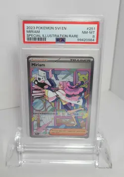 2023 POKEMON SVI EN-SCARLET & VIOLET SPECIAL ILLUSTRATION RARE #251 MIRIAM PSA 9 - Image 1
