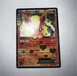 Pokemon Flareon EX RC6-32 Generations Radiant Collection Holo Ultra Rare Basic - Image 1