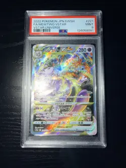 Pokemon Mewtwo VSTAR Special Art Rare Vstar Universe PSA 9 221/172 Holo - Image 1