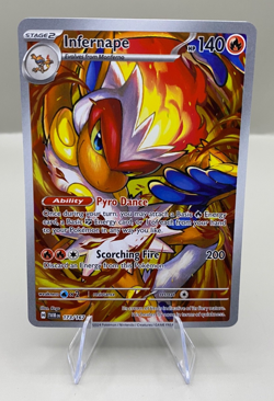 Infernape 173/167 - Full Art Holo - NM/M - Twilight Masquerade - Pokemon TCG - Image 1