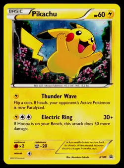 Pikachu - Collector Chest XY89 Promo XY Promos Pokemon Card LP - Image 1