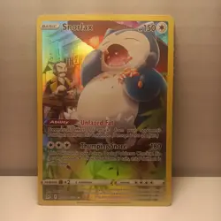 Pokemon TCG Snorlax Full Art Holo Ultra Rare Lost Origin TG10/TG30 he's hungry - Image 1