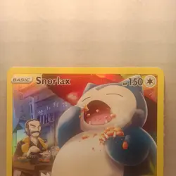 Pokemon TCG Snorlax Full Art Holo Ultra Rare Lost Origin TG10/TG30 he's hungry - Image 2