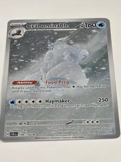 Crabominable 149/142 Stellar Crown Illustration Rare Pokemon TCG Full Art - Image 3