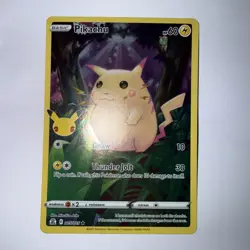 Pokemon Pikachu 005/025 Celebrations Holo Rare 2021-LP - Image 2