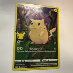 Pokemon Pikachu 005/025 Celebrations Holo Rare 2021-LP - Image 3