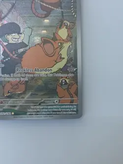 Pokemon Team Rocket's Raticate Sv10 Destined Rivals 202/182 Illustration Rare - Image 4