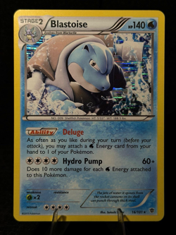 Pokemon TCG Blastoise 16/101 Plasma Blast Holo - NM - Image 1